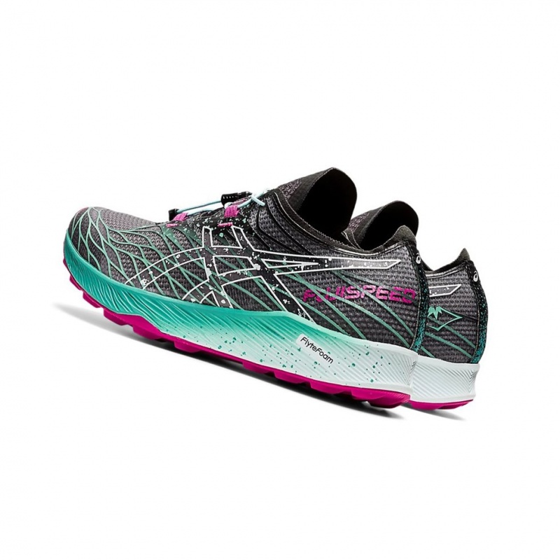 Chaussure Trail Running Asics Fuji Speed Femme Noir | YKSV97406