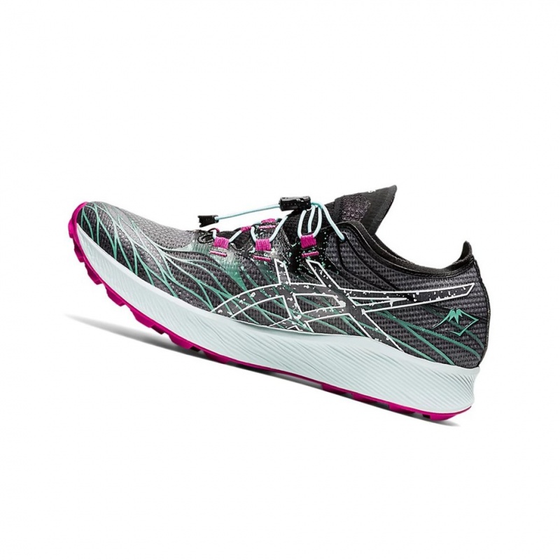 Chaussure Trail Running Asics Fuji Speed Femme Noir | YKSV97406