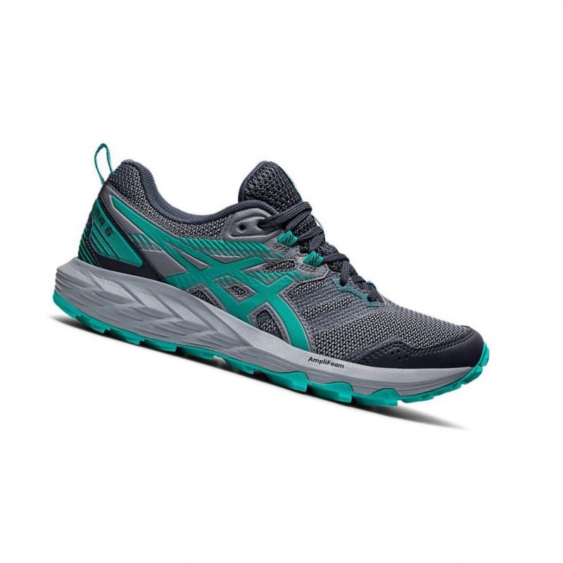 Chaussure Trail Running Asics GEL-SONOMA 6 Femme Grise | HXIE39678