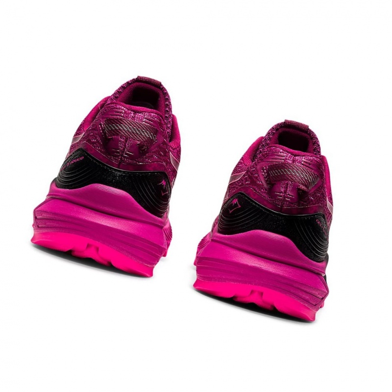 Chaussure Trail Running Asics GEL-Trabuco 10 Femme Fushia Rouge | GVWZ21790