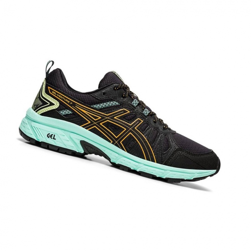 Chaussure Trail Running Asics GEL-VENTURE 7 Trail Femme Noir | QOMU25683