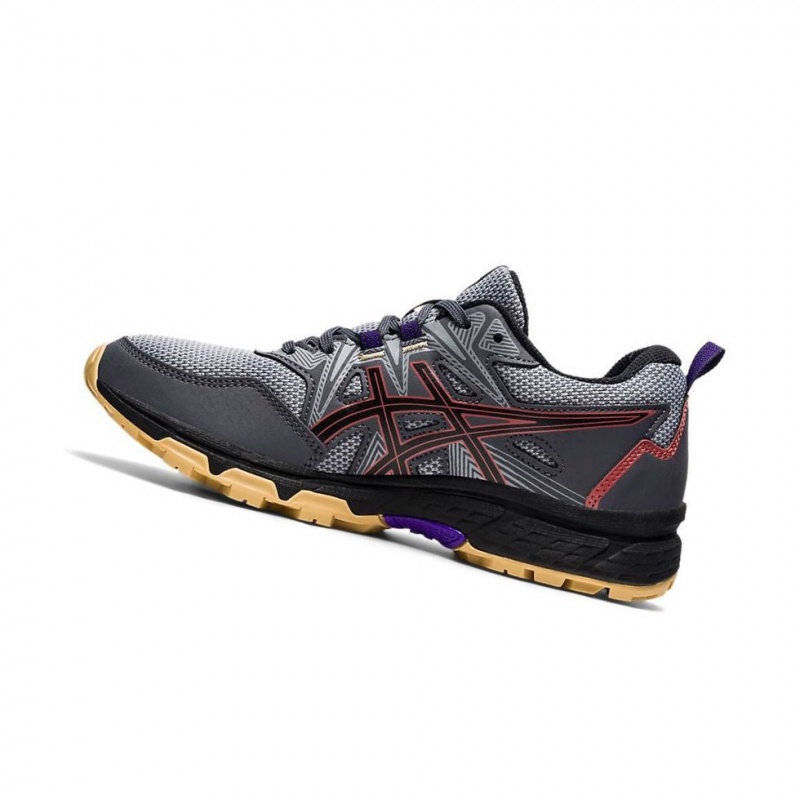 Chaussure Trail Running Asics GEL-VENTURE 8 Larges Femme Grise | APQH48251