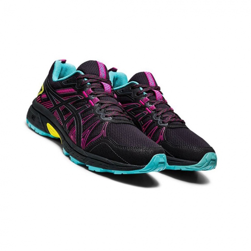 Chaussure Trail Running Asics GEL-VENTURE 7 Femme Noir | MWDX29341