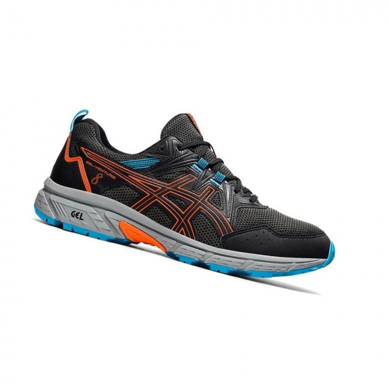 Chaussure Trail Running Asics GEL-VENTURE 8 Homme Noir | JUAT79851