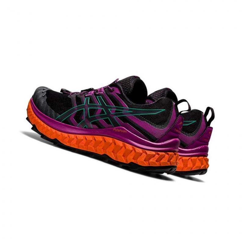 Chaussure Trail Running Asics TRABUCO MAX Femme Noir | MQEJ06519