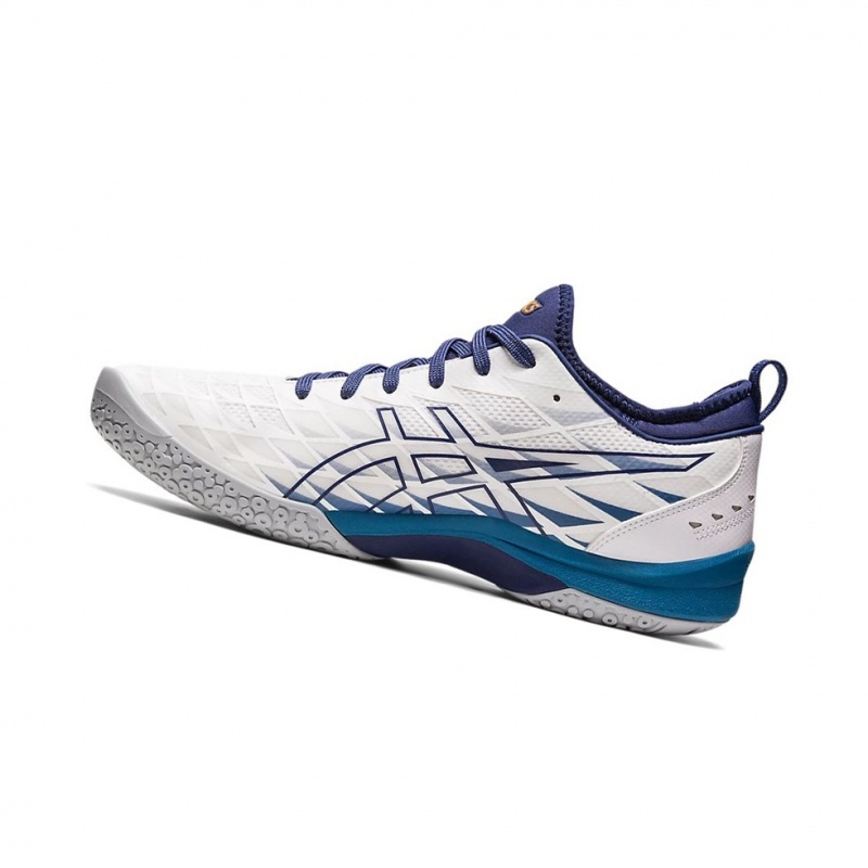 Chaussure Volley Asics BLAST FF 3 Homme Blanche Noir | NOVA07561