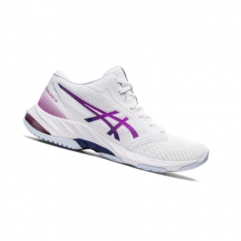 Chaussure Volley Asics NETBURNER BALLISTIC FF MT 3 Femme Blanche | ULAI19840