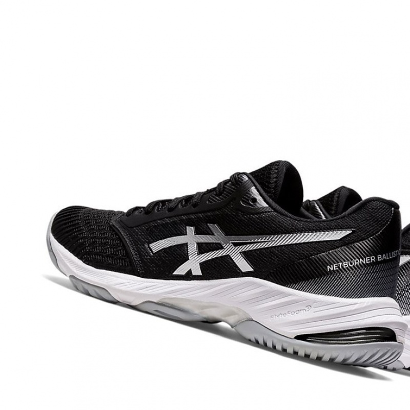 Chaussure Volley Asics NETBURNER BALLISTIC FF 3 Femme Noir Argent | RHLS18729