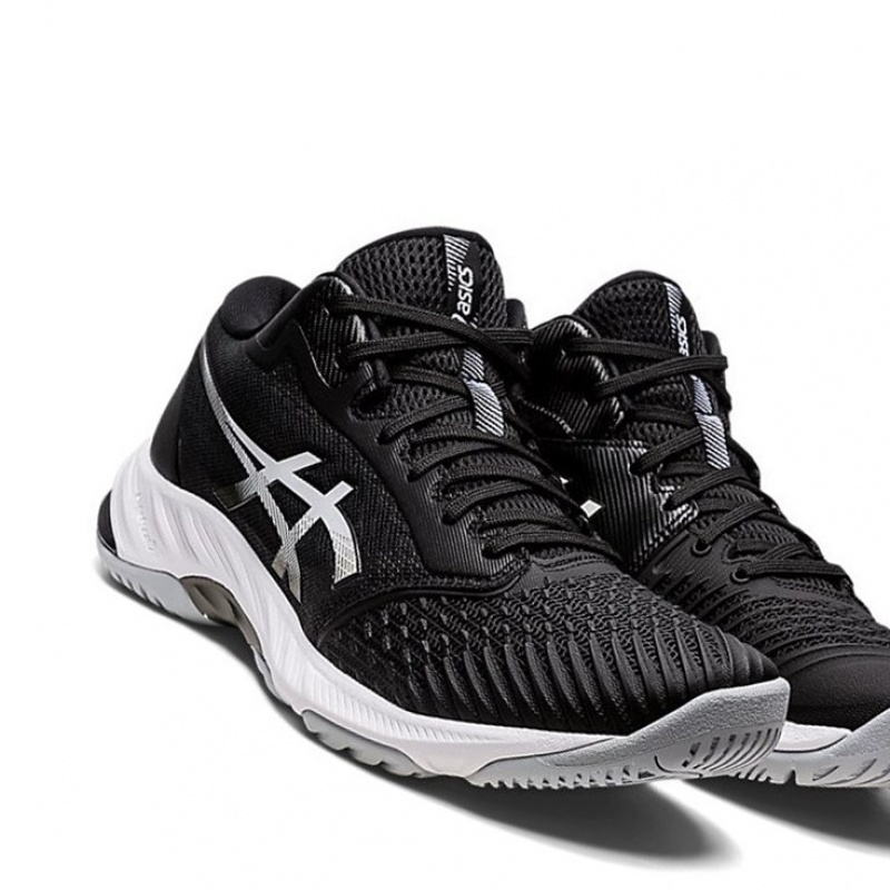 Chaussure Volley Asics NETBURNER BALLISTIC FF MT 3 Homme Noir Blanche | BORP41082