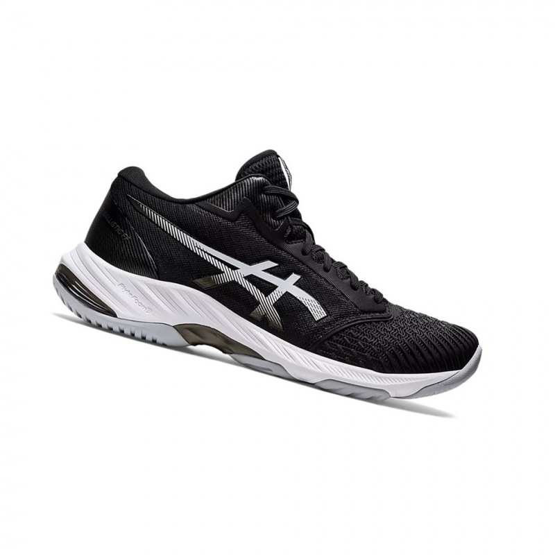 Chaussure Volley Asics NETBURNER BALLISTIC FF MT 3 Homme Noir Blanche | BORP41082