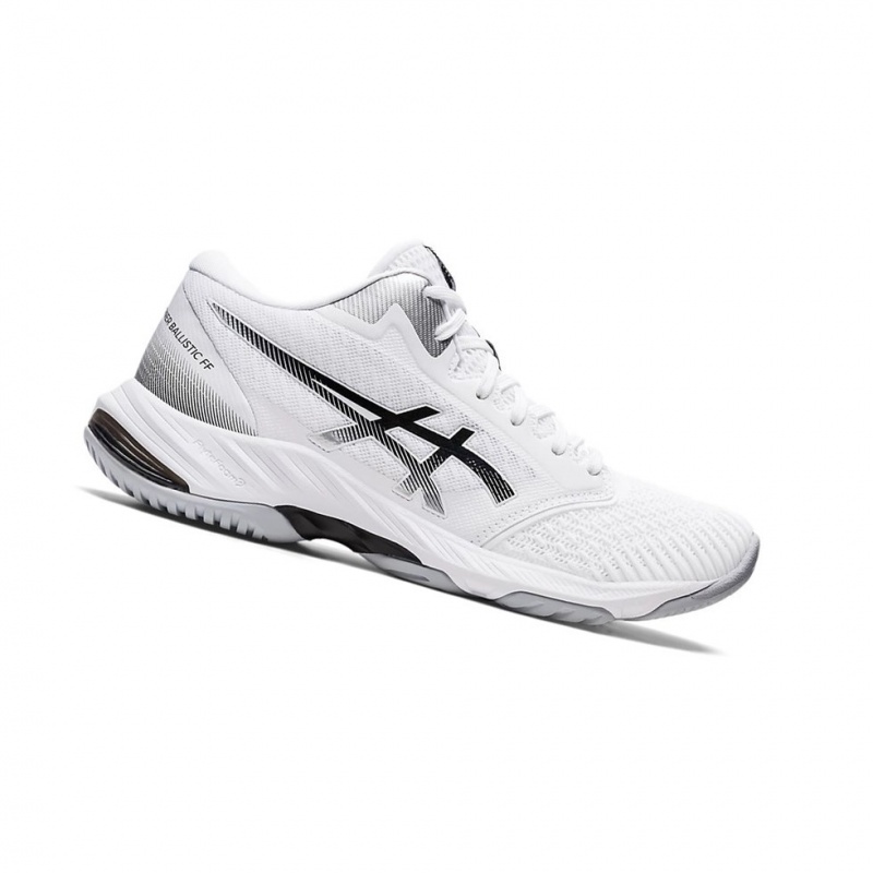 Chaussure Volley Asics NETBURNER BALLISTIC FF MT 3 Femme Blanche Noir | TACL56890