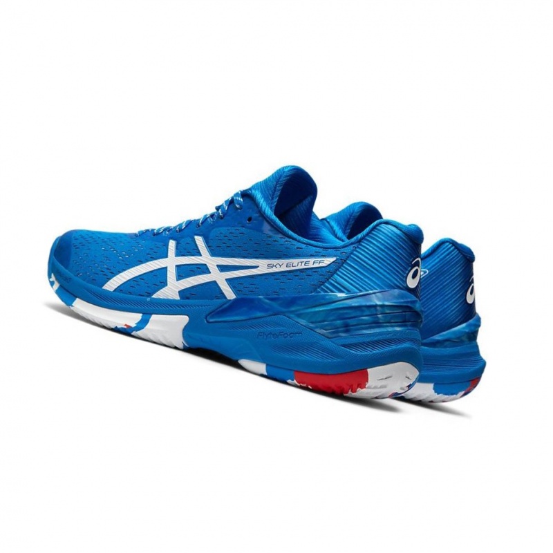 Chaussure Volley Asics SKY ELITE FF Femme Bleu | QWMH06791