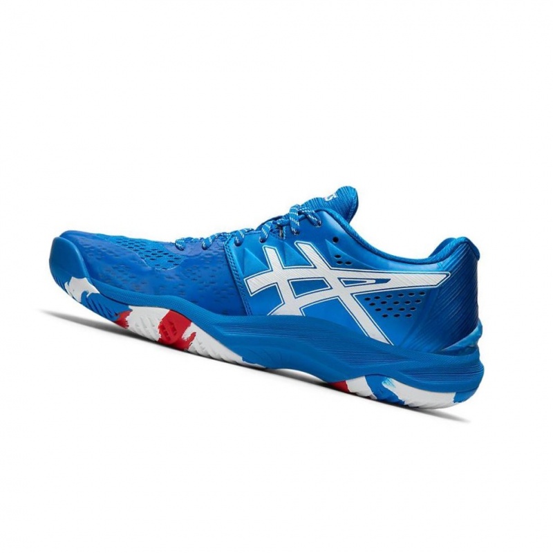 Chaussure Volley Asics SKY ELITE FF Femme Bleu | QWMH06791