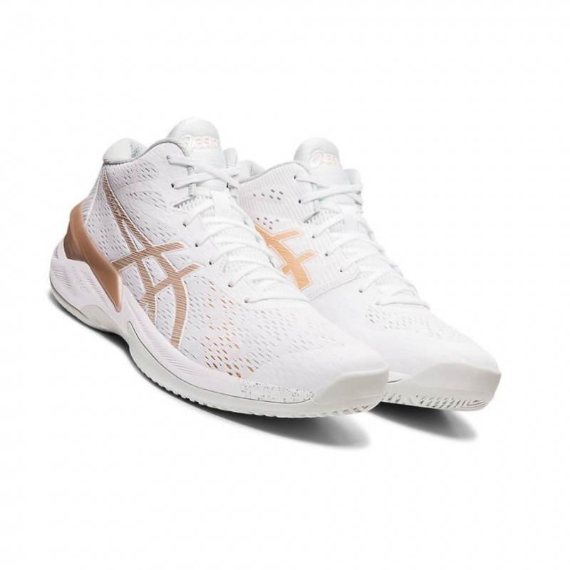 Chaussure Volley Asics SKY ELITE FF MT Femme Blanche | VDEY48173