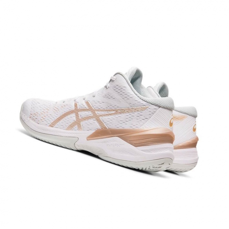 Chaussure Volley Asics SKY ELITE FF MT Femme Blanche | VDEY48173