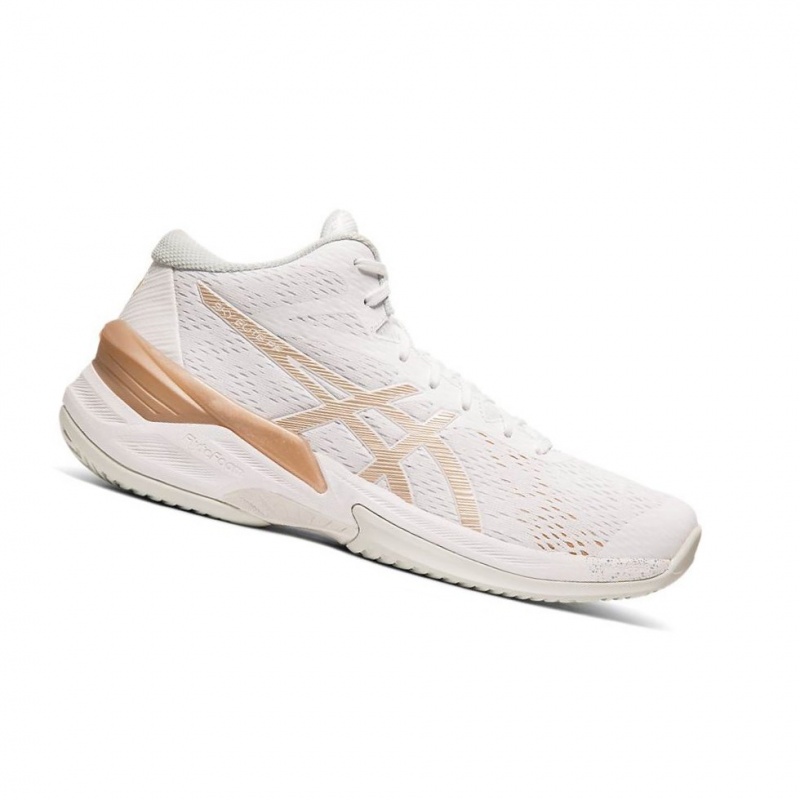 Chaussure Volley Asics SKY ELITE FF MT Femme Blanche | VDEY48173