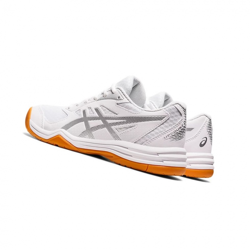 Chaussure Volley Asics UPCOURT 5 Femme Blanche Argent | WAZS94186