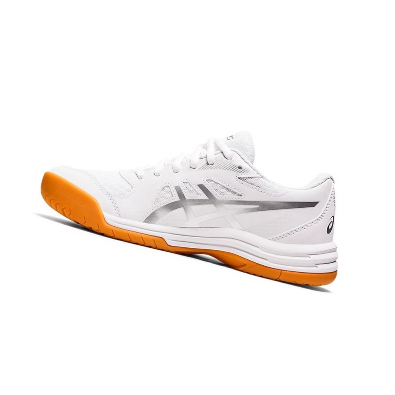 Chaussure Volley Asics UPCOURT 5 Femme Blanche Argent | WAZS94186