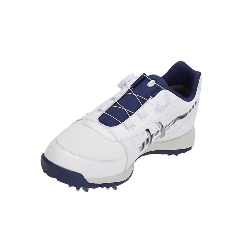 Chaussures De Golf Asics GEL-PRESHOT BOA Homme Blanche | ATEV58960