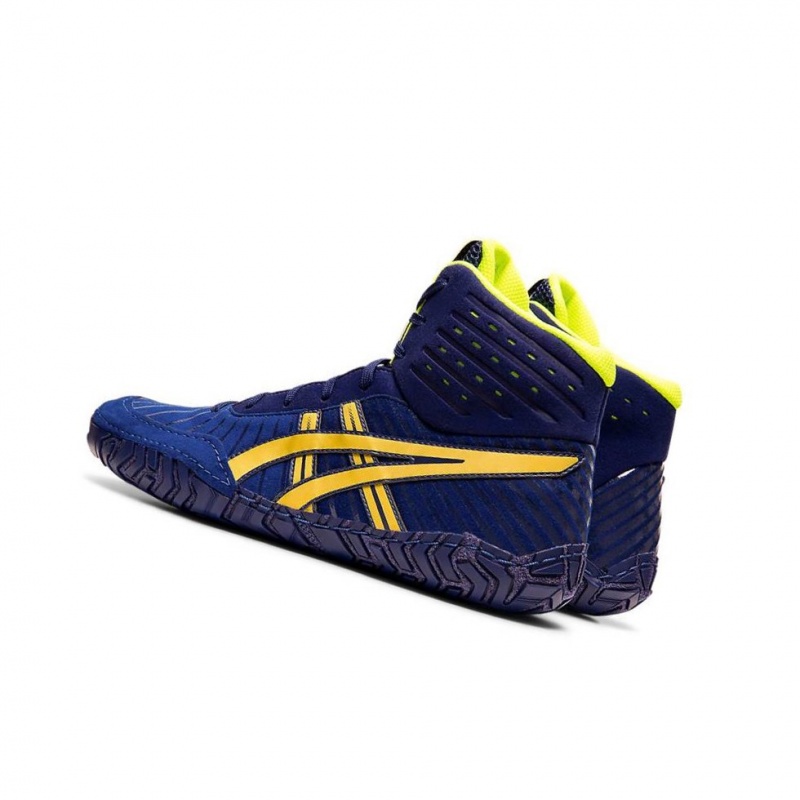 Chaussures De Lutte Asics AGGRESSOR 4 Homme Bleu | EQSN56142