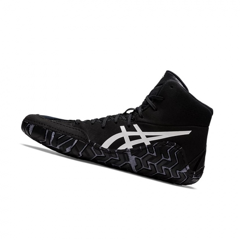 Chaussures De Lutte Asics AGGRESSOR 5 Homme Noir Blanche | IPSY96728