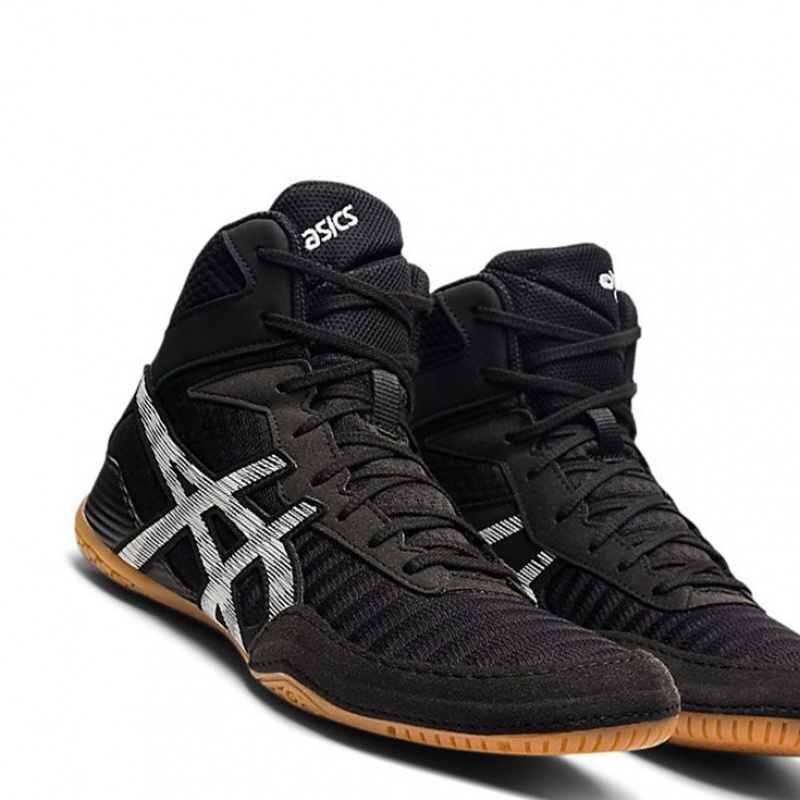 Chaussures De Lutte Asics MATCONTROL 2 Homme Noir Blanche | BXSM18029