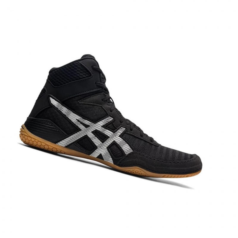 Chaussures De Lutte Asics MATCONTROL 2 Homme Noir Blanche | BXSM18029